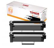 Compatible Pack x2 Brother TN1150 Negro Cartucho de Toner para Brother DCP L1640 / DCP L1642 / DCP L1660 / HL L1240 / HL L1242