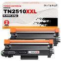 Compatible Pack x2 Brother TN2510XXL (6K) Negro Cartucho de Toner para DCP-L2610 / L2627 / L2660 / L2665 - HL-L2400 / L2445 / L2447 - MFC-L2800 / L2827 / L2860
