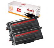 Compatible Pack x2 Brother TN3600XXL Cartucho de Toner Alta Capacidad / Jumbo para Brother DCP-L5510 / HL-L5210 / HL-L6210 / HL-L6410 / MFC-L5710 / MFC-L6710 / MFC-L6910