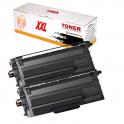 Compatible Pack x2 Brother TN3600XXL Negro Cartucho de Toner para Brother DCP-L5510 - HL-L5210 / L6210 / L6410 - MFC-L5710 / L6710 / L6910