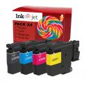 Compatible Pack x4 Brother LC-527 / LC527 Cartuchos de Tinta Pigmentada para Brother MFC-J4350DW / MFC-J4550DW