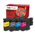 Compatible Pack x4 Brother LC-527XL / LC527XLVAL Cartuchos de Tinta Pigmentada para Brother MFC-J4350DW / MFC-J4550DW