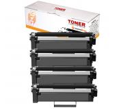 Compatible Pack x4 Brother TN1150 Negro Cartucho de Toner para Brother DCP L1640 / DCP L1642 / DCP L1660 / HL L1240 / HL L1242