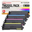 Compatible Pack x4 Brother TN625XXL Toner para Brother HL L8430, HL L8570, DCP L8630, MFC L8730, L8930, L8970, EX570