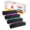 Compatible Pack x4 Canon 067H Cartuchos de Toner para I-Sensys LBP631Cw / LBP633Cdw / MF651Cw / MF655Cdw / MF657Cdw