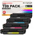 Compatible Pack x4 Canon T09 Cartuchos de Toner para i-SENSYS X C1127i, X C1127iF, X C1127P