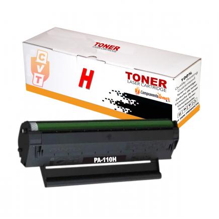 Compatible Pantum PA110H Negro Toner para Pantum M5000 / M5005 / M5100 / M5200 / M5250 / M6000 / M6005 / P1000 / P1050 / P2000 / P2010 / P2040 / P2050 / P2060 / P2080