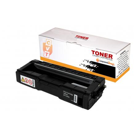 Compatible Ricoh Aficio SP-C220 / SP-C221 / SP-C240 406052 Negro Cartucho de Toner