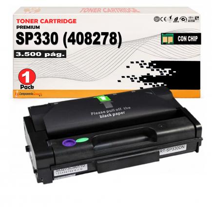 Compatible Ricoh Aficio SP330 Negro Cartucho de Toner 408278 / 408281
