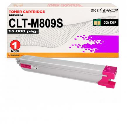 Compatible Samsung CLT-M809S Magenta Cartucho de Toner SS649A para CLX9251, CLX9301 / Multiexpress C9201, C9251, C9301