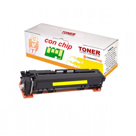 Compatible HP W2212X / 207X (CON CHIP) Toner Amarillo para HP Color LaserJet Pro M255, M282, M283