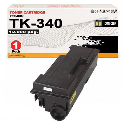 Compatible Toner Kyocera TK340 / TK-340 1T02J00EUC Negro para Kyocera FS-2020