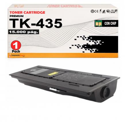 Compatible Toner Kyocera TK435 / TK-435 - 1T02KH0NL0 Negro para TASKalfa 180, 181, 220, 221