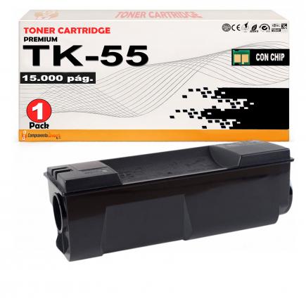 Compatible Toner Kyocera TK55 / TK-55 - 370QC0KX Negro para Kyocera FS-1920