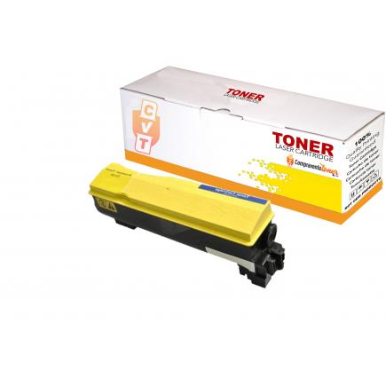 Compatible Toner Kyocera TK550 / TK-550Y 1T02HMAEU0 Amarillo para FS C5200