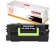 Compatible Toner Lexmark 58D2H00 (15K) MS725 MS821 MS822 MS823 MS825 MS826 MX721 MX722 MX822 MX726 Negro