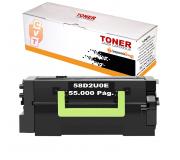Compatible Toner Lexmark 58D2U0E ( 55K) MS725 / MS823 / MS825 / MS826 / MX722 / MX822 / MX826 Negro