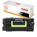 Compatible Toner Lexmark 58D2X0E (35K) MS725 / MS823 / MS825 / MS826 / MX721 / MX722 / MX822 / MX826 Negro