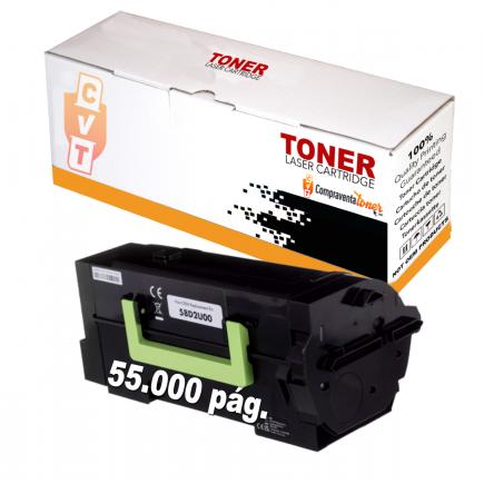 Compatible Toner Lexmark MS725 / MS823 / MS825 / MS826 / MX722 / MX822 / MX826 Negro Cartucho de Toner 58D2U00 / 58D2U0E