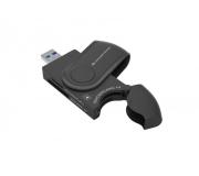 Conceptronic 4 en 1 Lector de tarjetas USB 3.0 con 2x SD/SDHC/SDXC y 2x  Micro SD/T-Flash