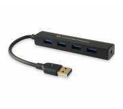 Conceptronic Hub Extensor USB3.0 a  4 Puertos USB3.0 - 5Gbps - Negro