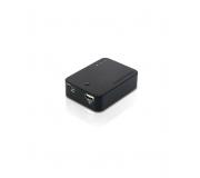 Conceptronic Stream Vault  Lector de Tarjetas SD con Bateria Externa de 5000mAh - USB 2.0 5V 2A - Wi-fi - Color Negro