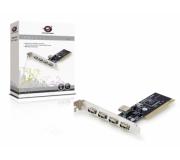 Conceptronic Tarjeta PCI Express 2.0 de 4 Puertos USB 2.0 Externos y 1 Puerto USB 2.0 Interno - 480Mbps