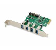 Conceptronic Tarjeta PCI Express con 4 Puertos USB 3.0 - 5Gbps