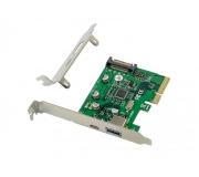 Conceptronic Tarjeta PCIe de 2 Puertos USB 3.2 Gen 2, 1x USB-C, 1x USB-A