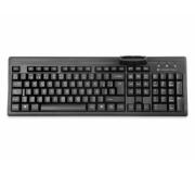 Conceptronic Teclado Qwerty Español con Lector de Tarjetas Inteligentes - Teclado Numerico - Color Negro