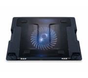 Conceptronic Thana 01 Plataforma de Refrigeracion Para Portatiles - Hasta 17" - 1 Ventilador de 14Cm - Color Negro