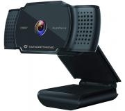 Conceptronic Webcam FullHD 1080p USB 2.0 - Microfono Integrado - Enfoque Automatico - Cubierta de Privacidad - Angulo de Vision 72º - Cable de 1.50m