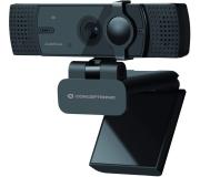 Conceptronic Webcam Ultra HD 4K USB 2.0 - Microfono Integrado - Enfoque Automatico - Cubierta de Privacidad - Angulo de Vision 80º - Cable de 1.50m