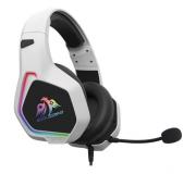 Coolsound G6 Auriculares Gaming con Microfono - USB para Iluminacion LED - Diadema Ajustable - Almohadillas Acolchadas - Controles en Cable - Cable de 2m
