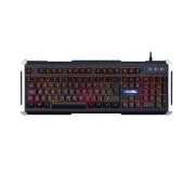 Cromad G550 Teclado Gaming - Retroiluminacion Multicolor - 19 Teclas Antighosting - Laterales Metalicos