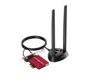 Cudy WE4000 Adaptador de Red PCI-e AX5400 WiFi 6  Tri-Banda - Bluetooth 5.2 - 2 Antenas Externas
