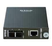 D-Link Conversor de Medios Gigabit RJ-45 a Fibra Optica SC