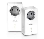 D-Link Kit Adaptadores PLC/Powerline AV2 - Velocidades hasta 1000Mbps - Puerto RJ45 - Modo Ahorro de Energia