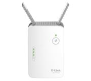 D-Link Repetidor WiFi AC1200 Doble Banda - Velocidad hasta 1000Mbps - Puerto RJ45 - 2 Antenas Externas - Boton WPS - Color Blanco