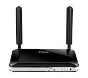 D-Link Router Inalambrico 4G LTE WiFi - Hasta 150Mbps - 4 Puertos RJ45 10/100 Mbps - 2 Antenas Externas - Color Negro