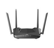 D-Link Router Inalambrico WiFi 6 AX1800 - Hasta 1800Mbps - 4 Puertos RJ45 10/100 Mbps - 4 Antenas Externas - MU-MIMO - OFDMA - Color Negro