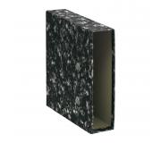Dohe Archinovo Funda para Archivador de Palanca Formato A4 - Color Negro Jaspeado