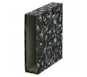 Dohe Archinovo Funda para Archivador de Palanca Formato Folio - Color Negro Jaspeado