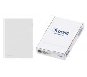 Dohe Caja de 100 Fundas Multitaladro Premium - Formato A4 - 16 Perforaciones - Transparentes