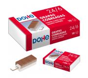 Dohe Caja de 1000 Grapas 24/6 Cobreadas