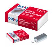 Dohe Caja de 1000 Grapas 24/6 Galvanizadas