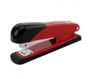 Dohe Grapadora de Sobremesa Metalica - Hasta 20 Hojas - Capacidad 100 Grapas - Color Negro/Rojo