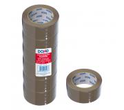 Dohe Pack de 6 Precintos de Polipropileno - Medidas 48mm x 66m - Color Marron