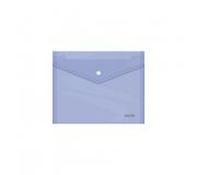 Dohe Sobre con Cierre de Broche - Tamaño A5 - Polipropileno Cristal Transparente 150 Micras - Color Morado