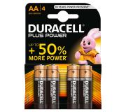 Duracell MN1500B4 Pilas Alcalinas AA LR6 1.5V Plus Power (4 unidades)